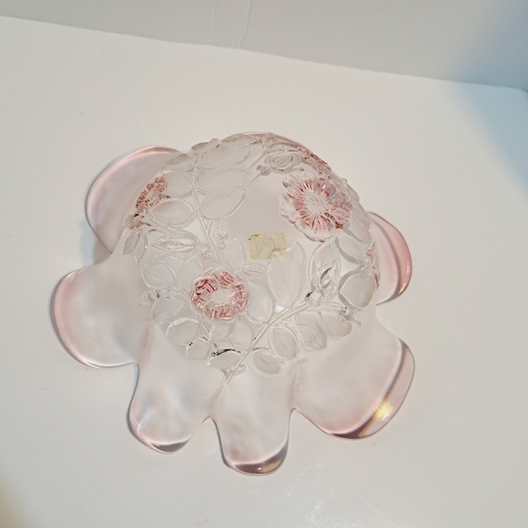Vintage Mikasa West Germany Rosella Embossed Glass Bowl - Picture 6 of 6